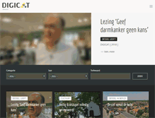 Tablet Screenshot of digicat.be